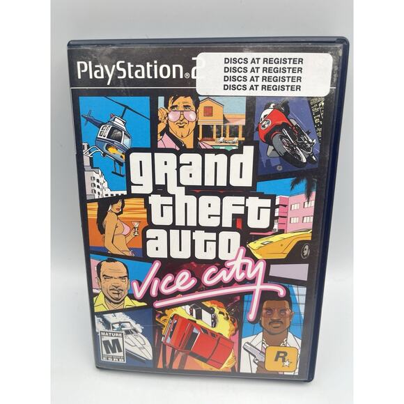 Grand Theft Auto: Vice City (Sony PlayStation 2 PS2, 2002) CIB Complete - Picture 1 of 7